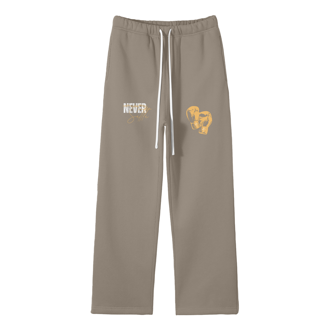 Never Settle | Psalm 144:1 Fleece Sweatpants