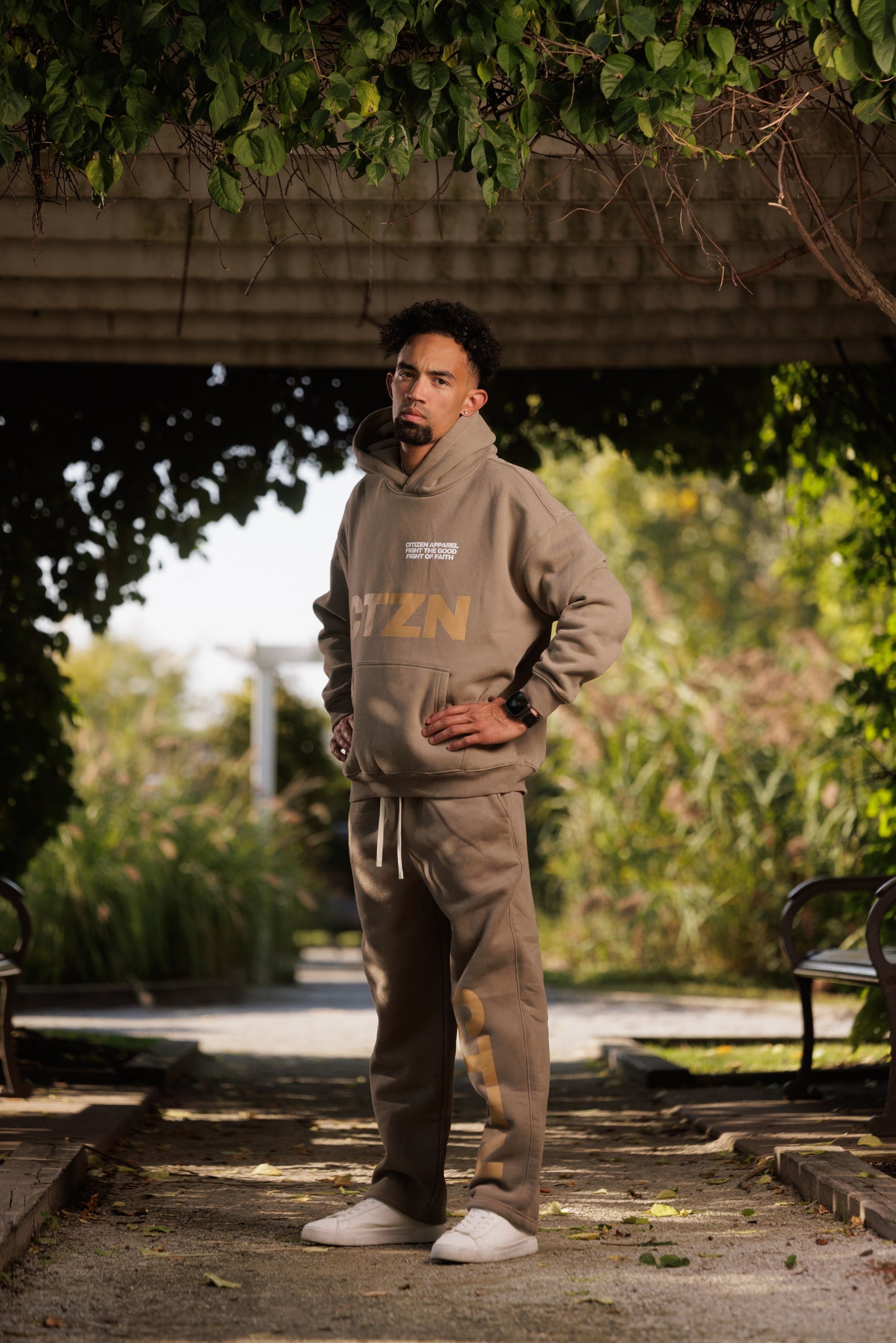 Oversize CTZN Fleece Straight leg sweats