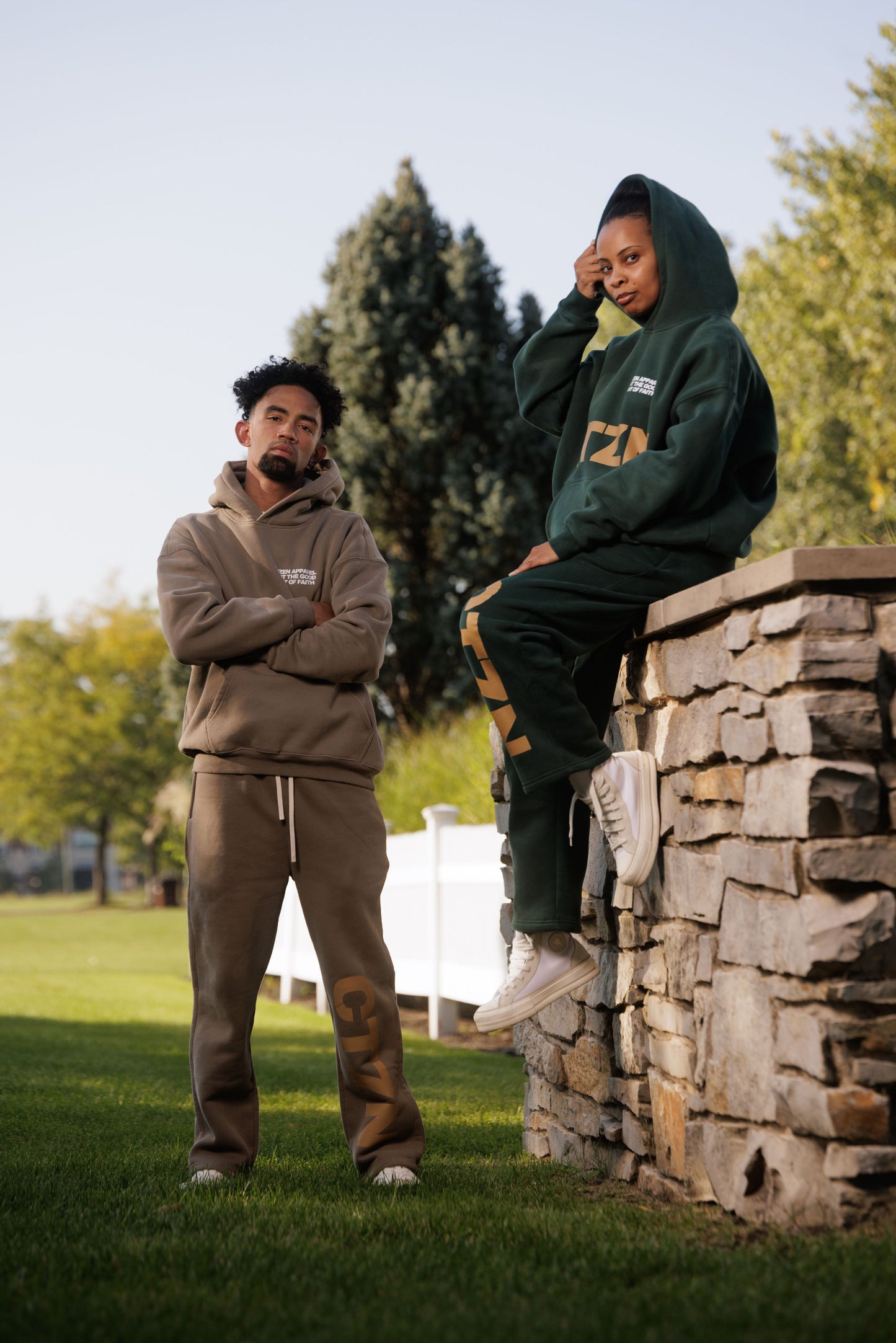 Oversize CTZN Fleece Straight leg sweats