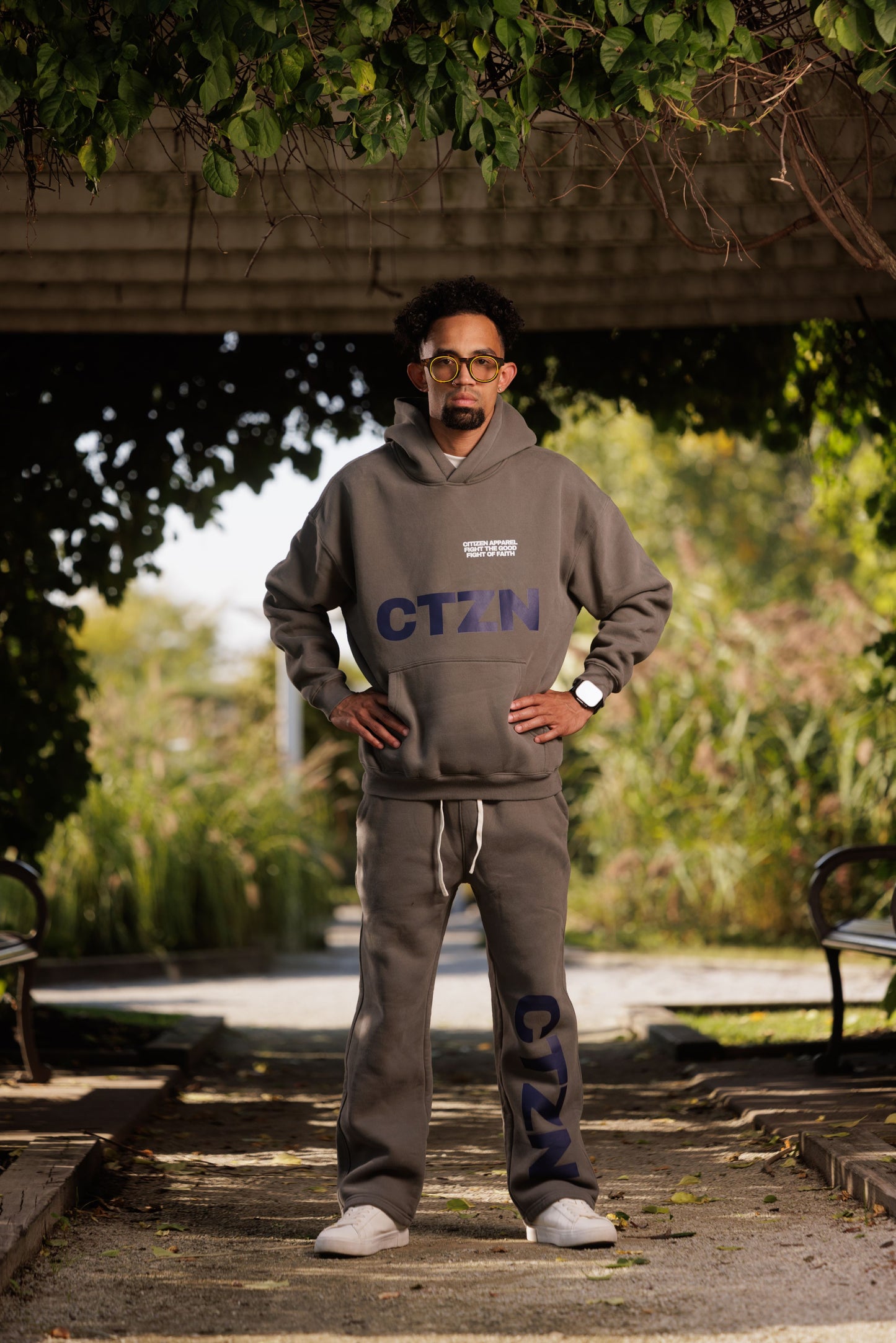 Oversize CTZN Fleece Straight leg sweats