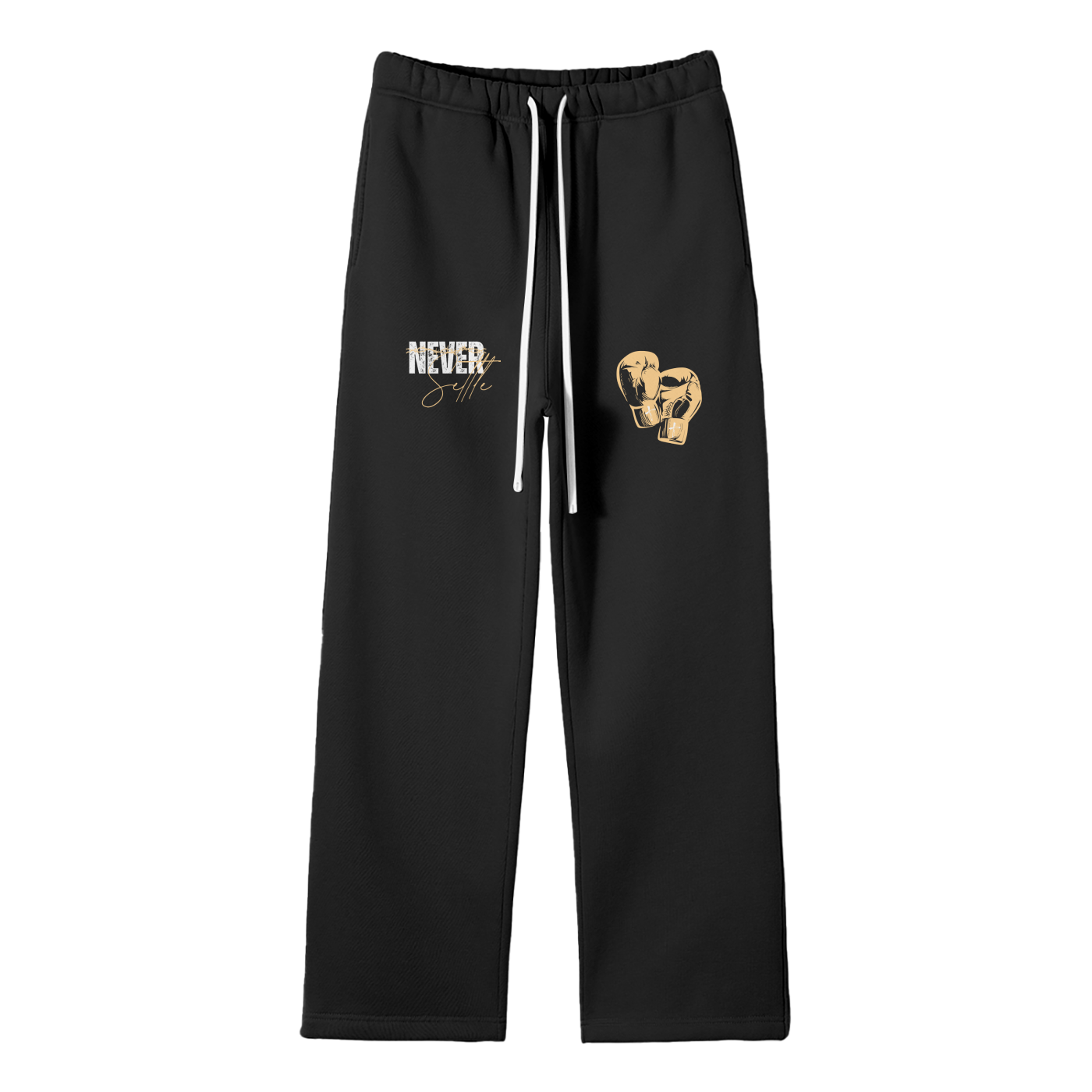 Never Settle | Psalm 144:1 Fleece Sweatpants