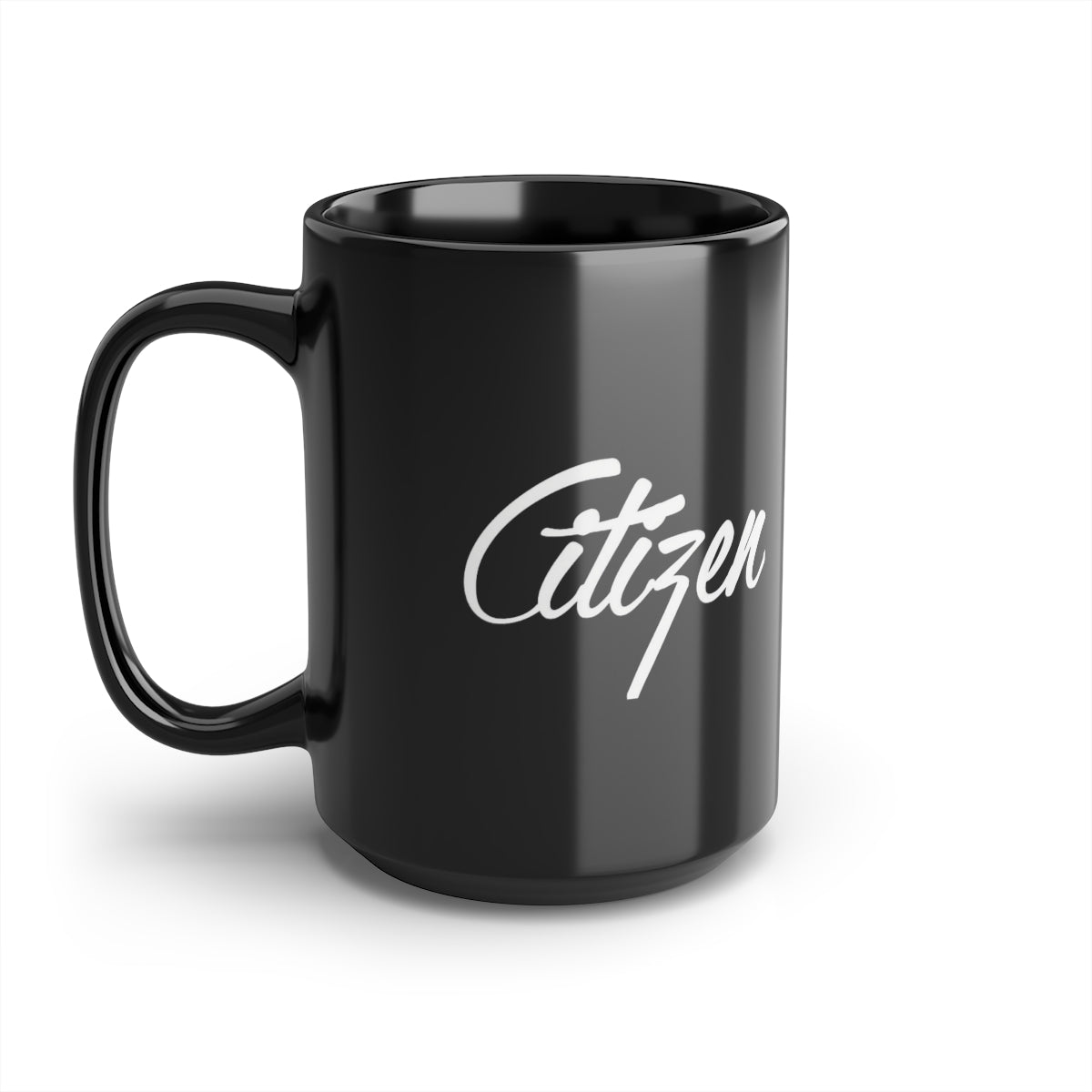 Citizen Black Mug, 15oz