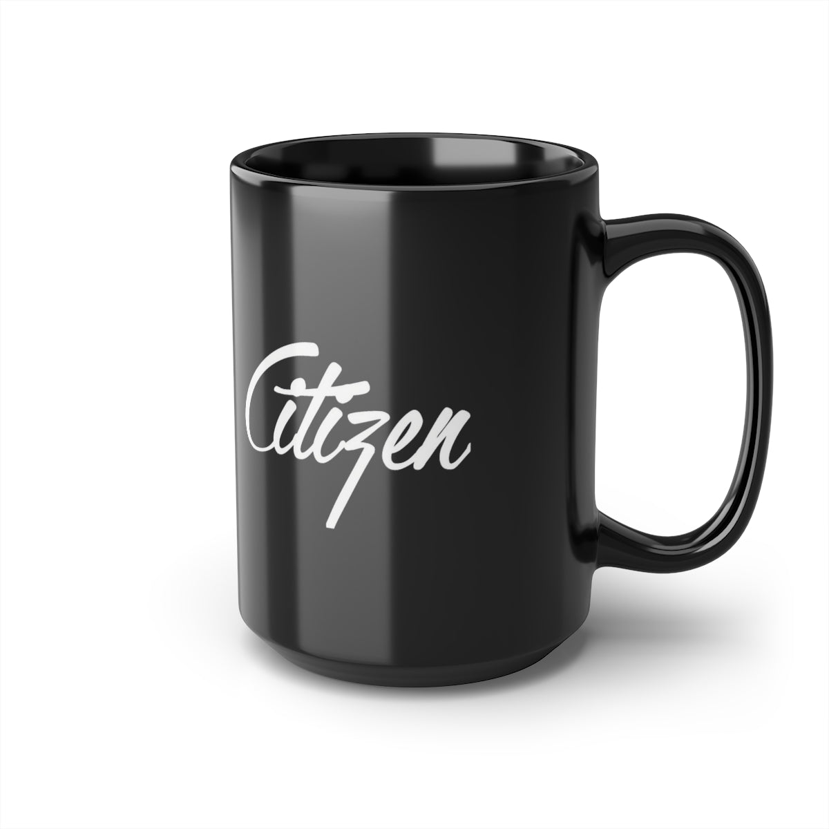 Citizen Black Mug, 15oz