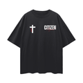 Never Settle | 1 Corinthians 16:13 Premium Oversized Tee