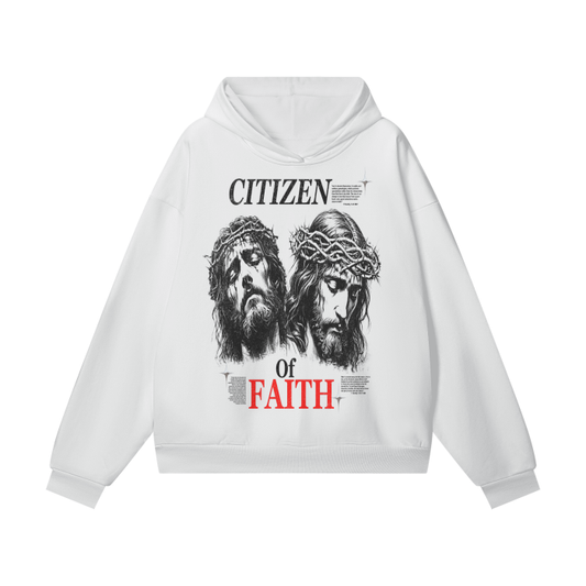 Frayed Faith Oversized Hoodie