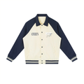 FORGED IN FIRE Baseball Jacket (APRICOT WITH NAVY)