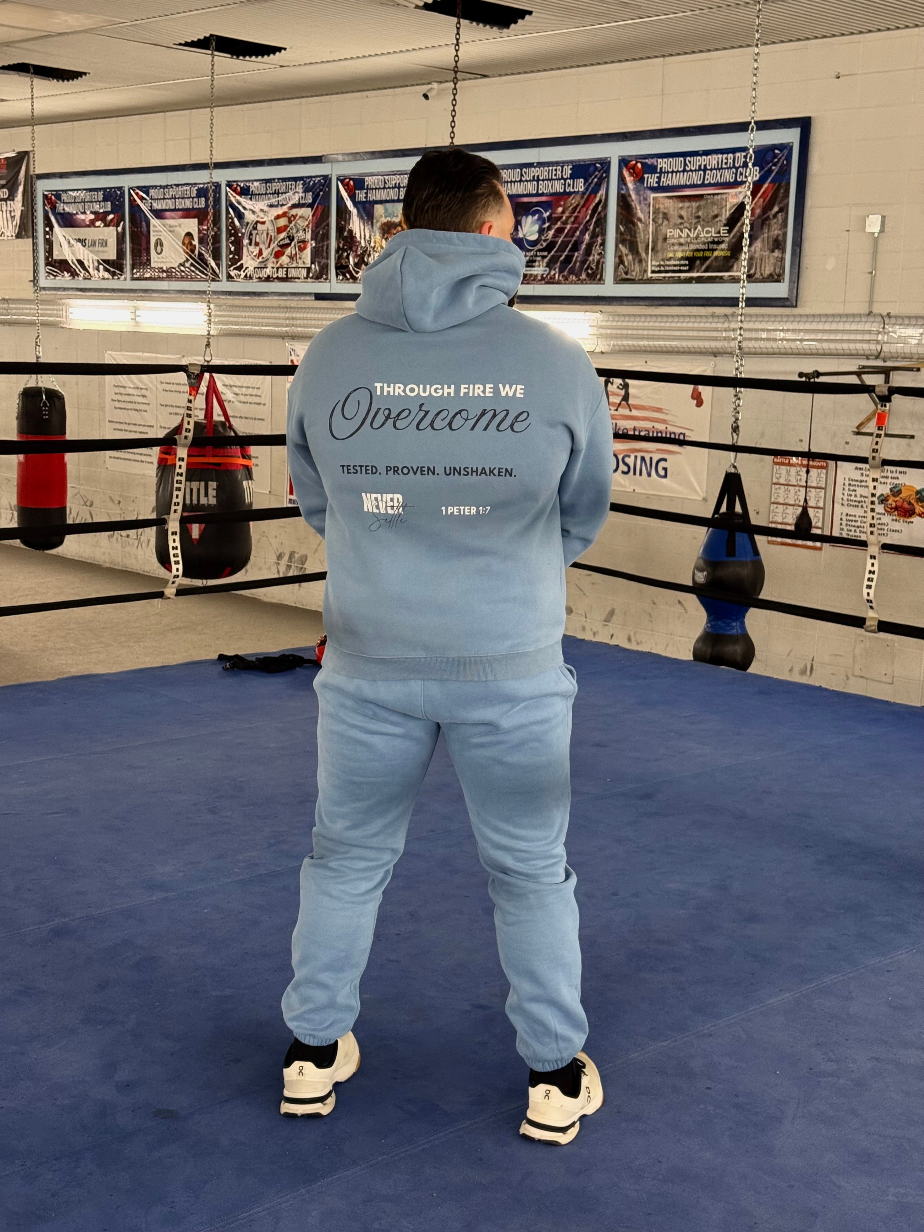 FORGED IN FIRE Unisex Heavyweight Fleece Joggers (MEDIUM BLUE)