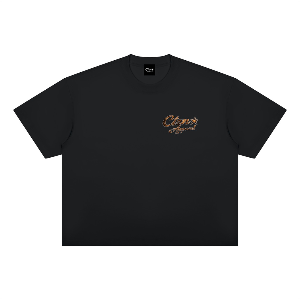 “Jesus Over All” Lion of Judah Boxy Drop Shoulder T-Shirt