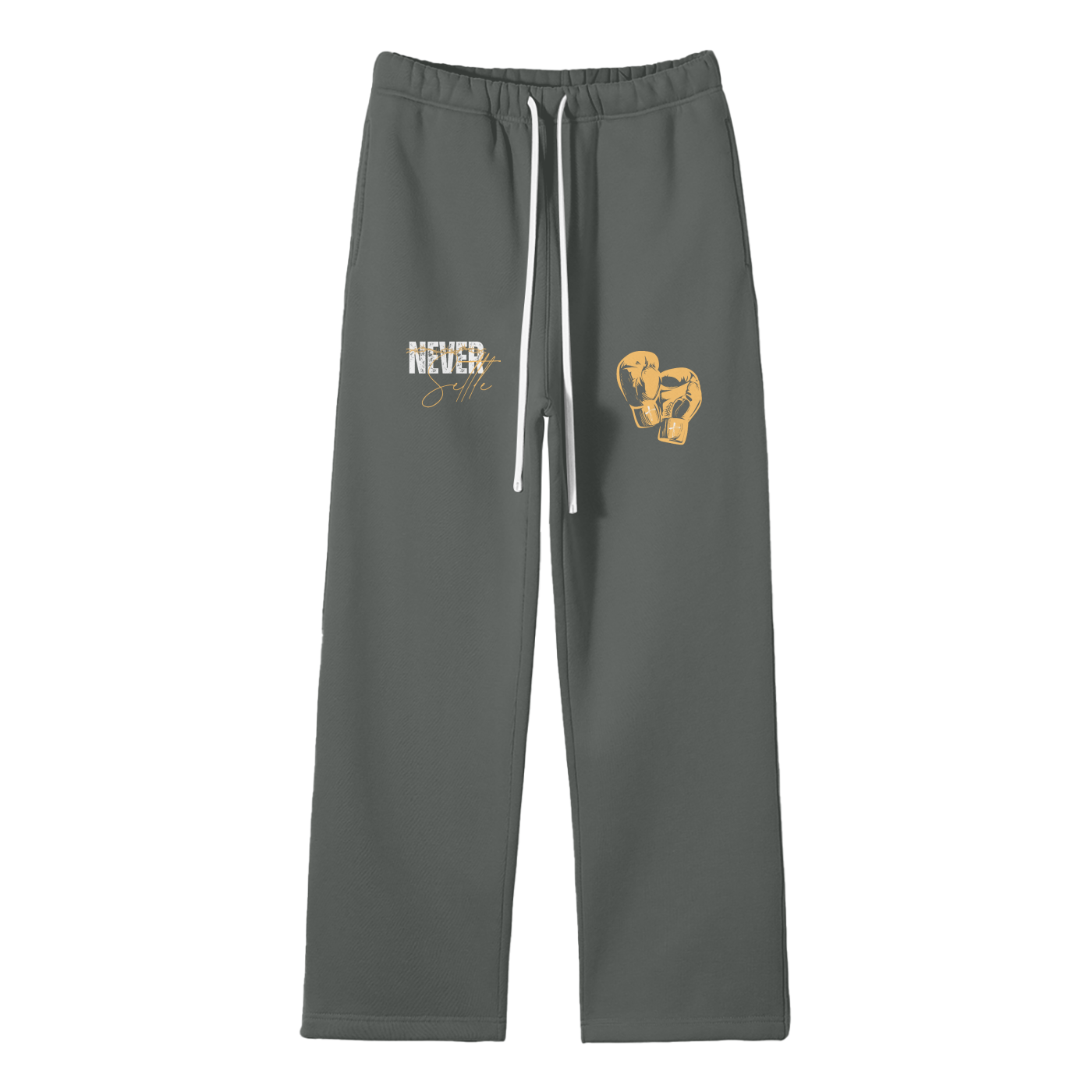Never Settle | Psalm 144:1 Fleece Sweatpants