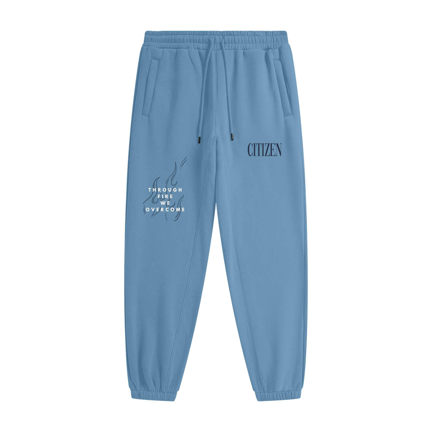 FORGED IN FIRE Unisex Heavyweight Fleece Joggers (MEDIUM BLUE)