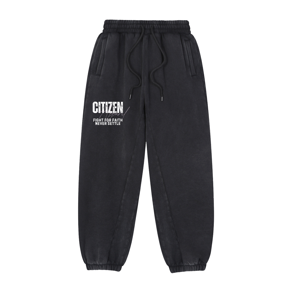 Never Settle | Romans 8:37 Jogger Sweatpants