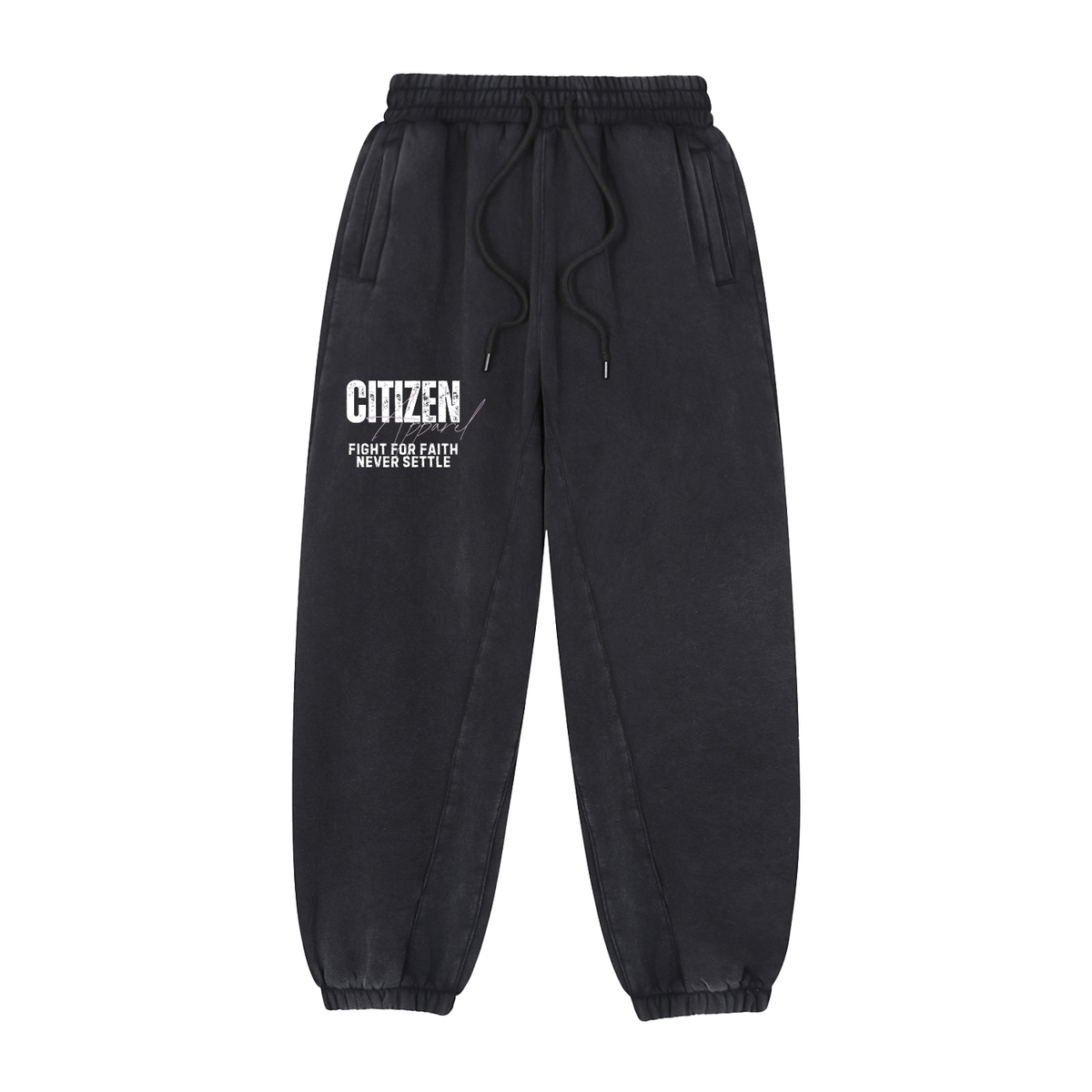 Never Settle | Romans 8:37 Jogger Sweatpants