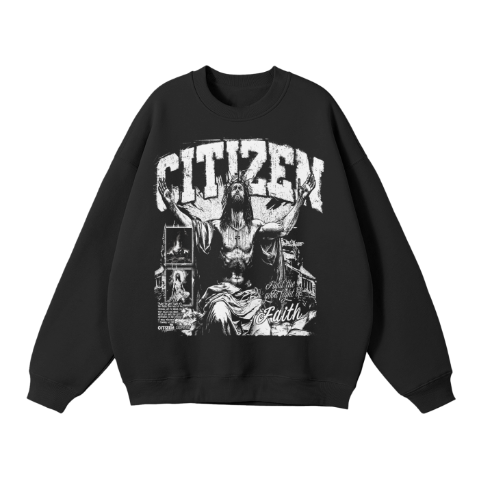 Jesus Oversized Crewneck