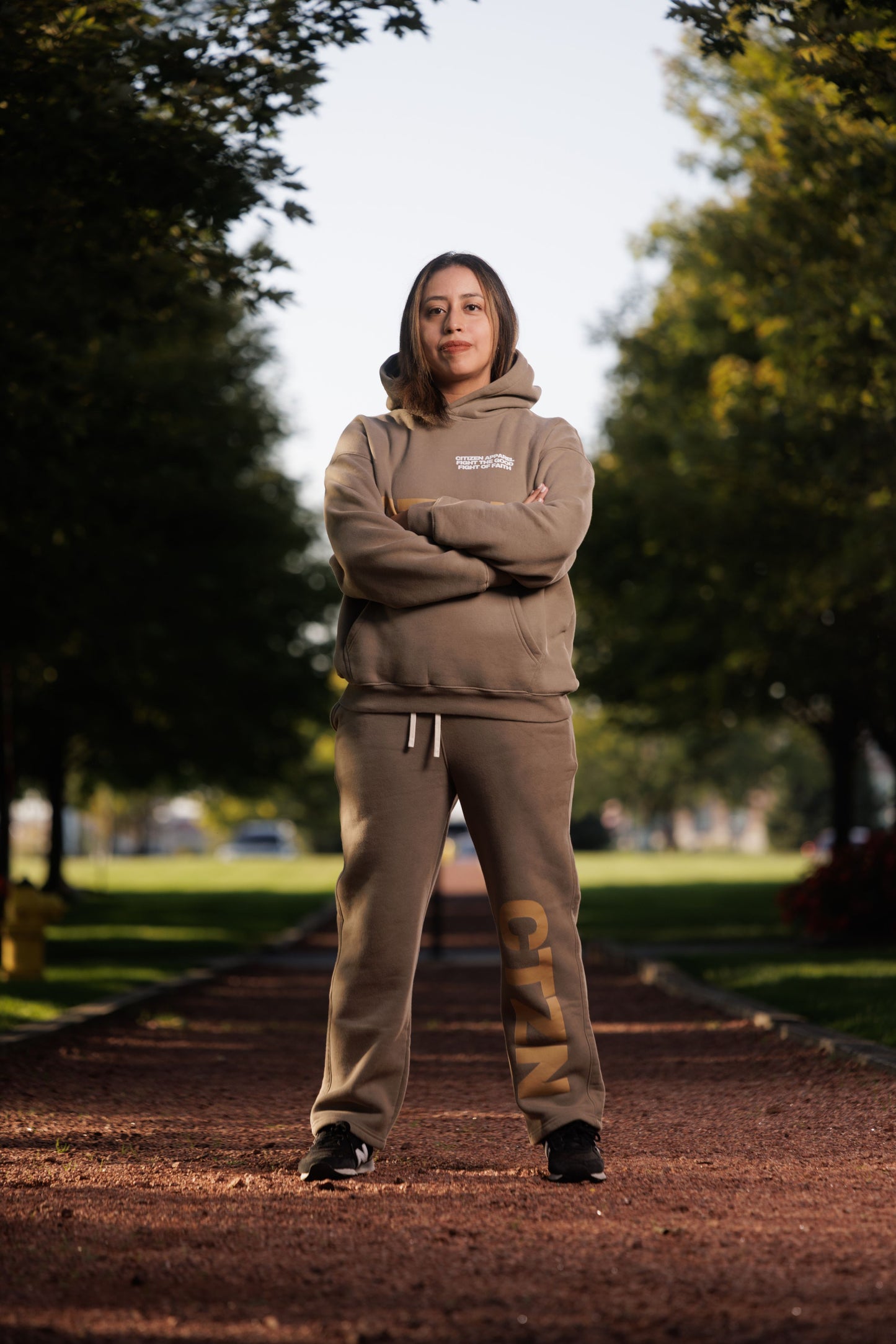 Oversize CTZN Fleece Straight leg sweats