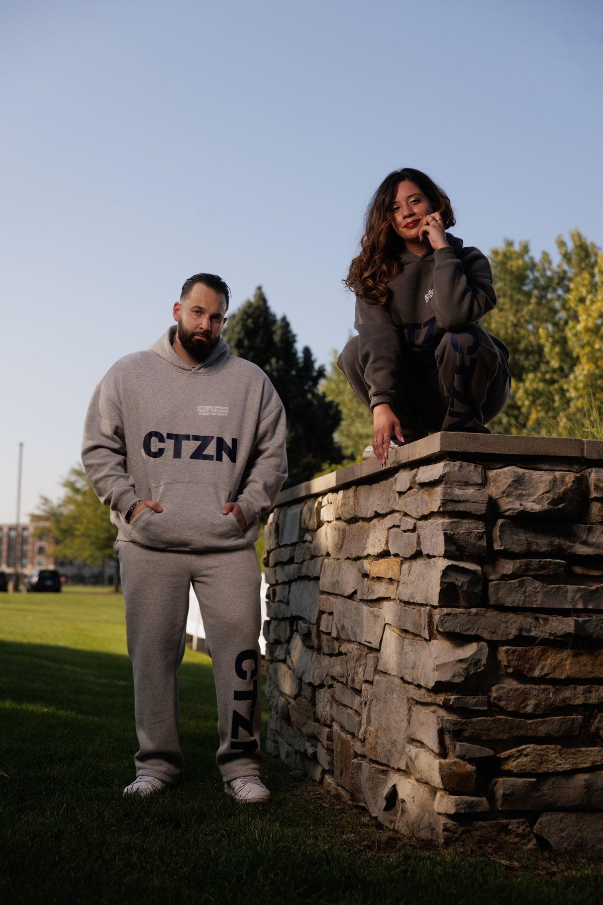 Oversize CTZN Fleece Straight leg sweats