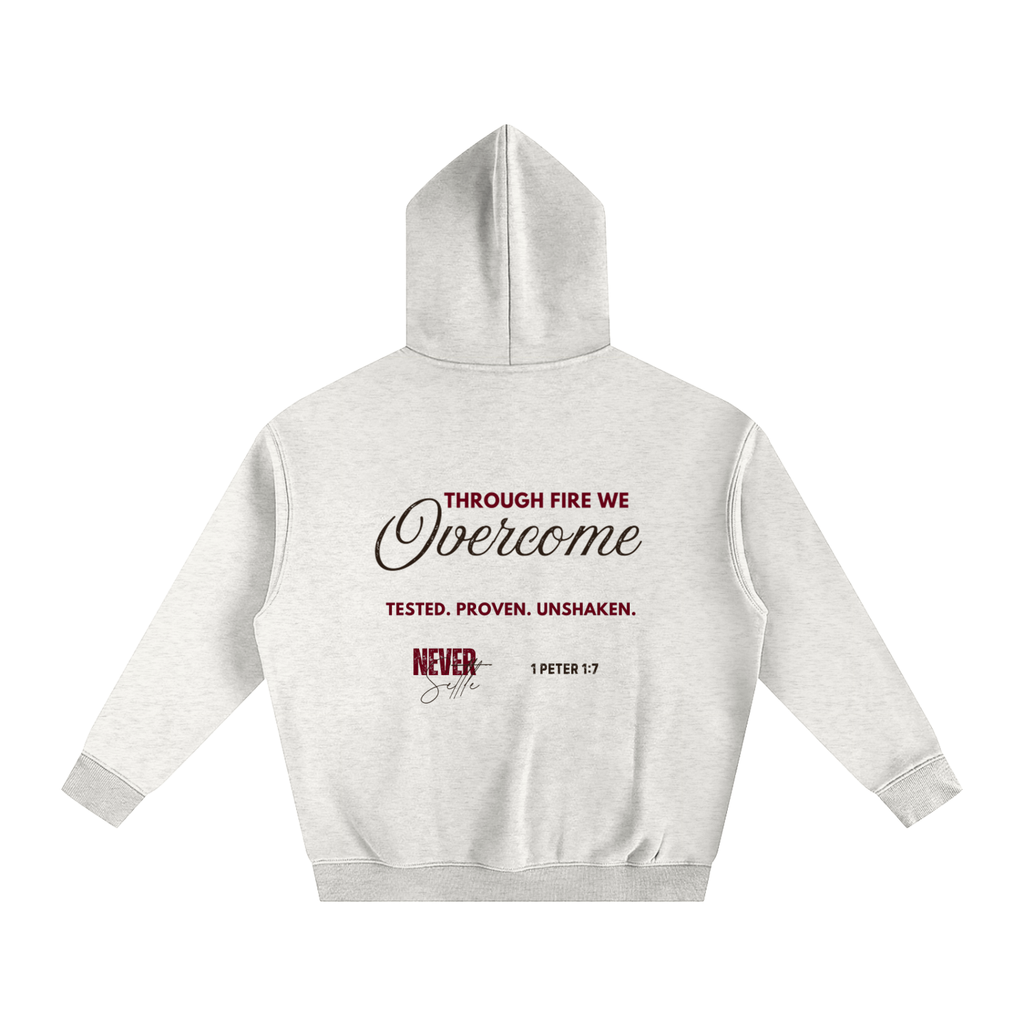 FORGED IN FIRE Oversize Fleeced Hoodie (OAT GRAY)