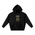 FORGED IN FIRE Oversize Fleeced Hoodie (BLACK)