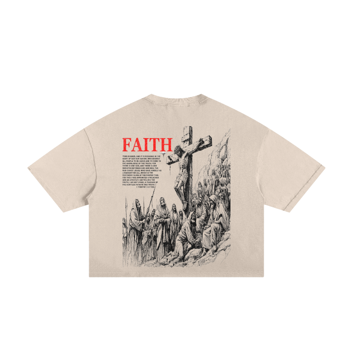 Frayed Faith Boxy Tee