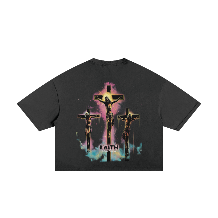 Frayed Faith Boxy Tee