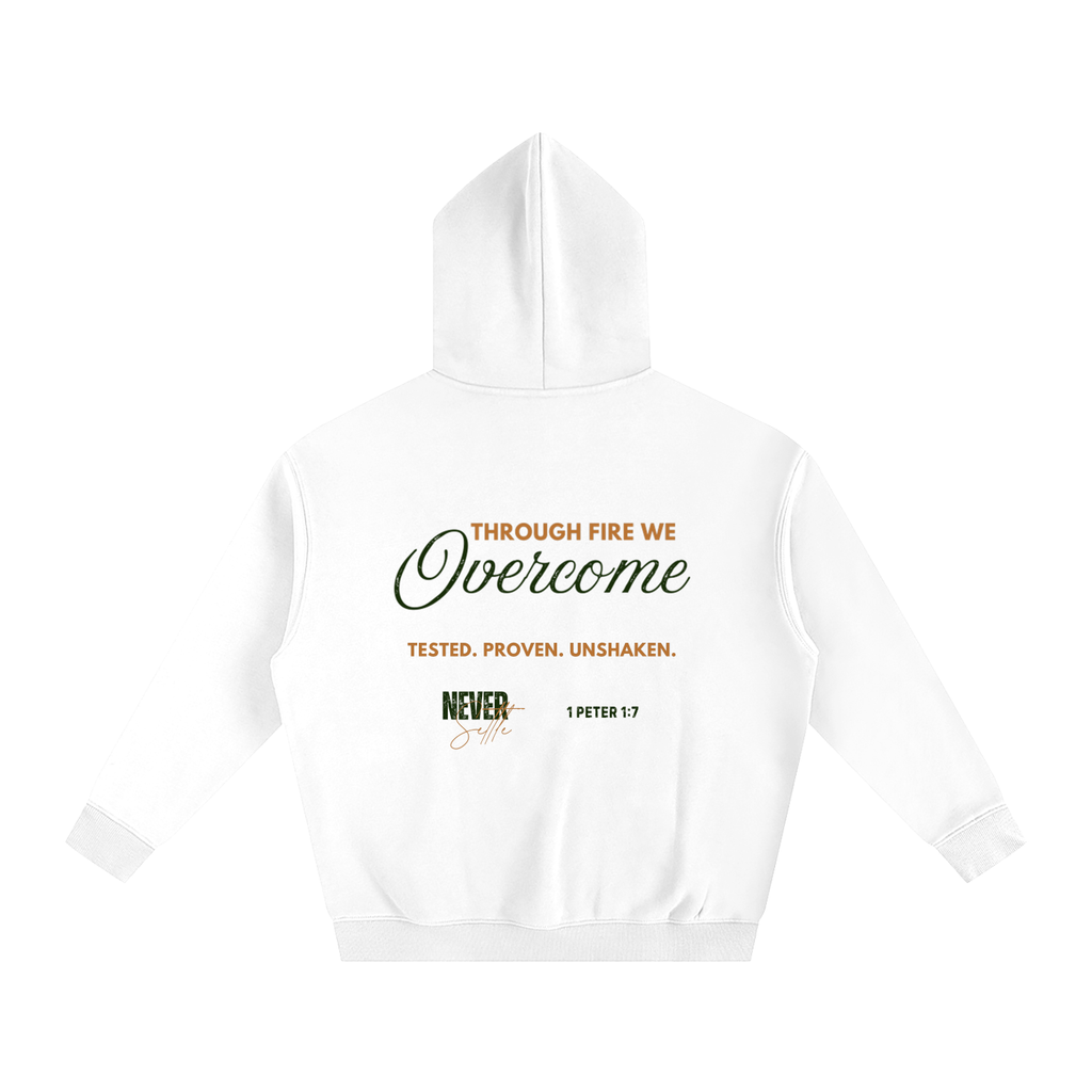 FORGED IN FIRE Oversize Fleeced Hoodie (WHITE)