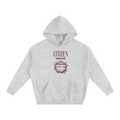 FORGED IN FIRE Oversize Fleeced Hoodie (FLOWER GRAY)
