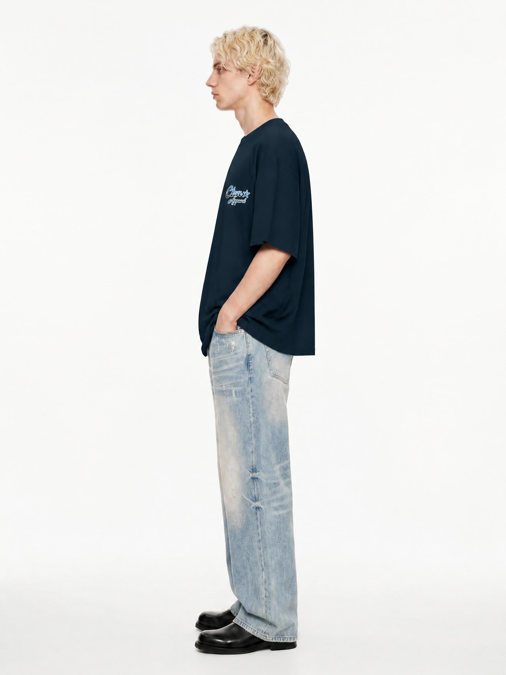 “Jesus Over All” Chicago Boxy Drop Shoulder T-Shirt
