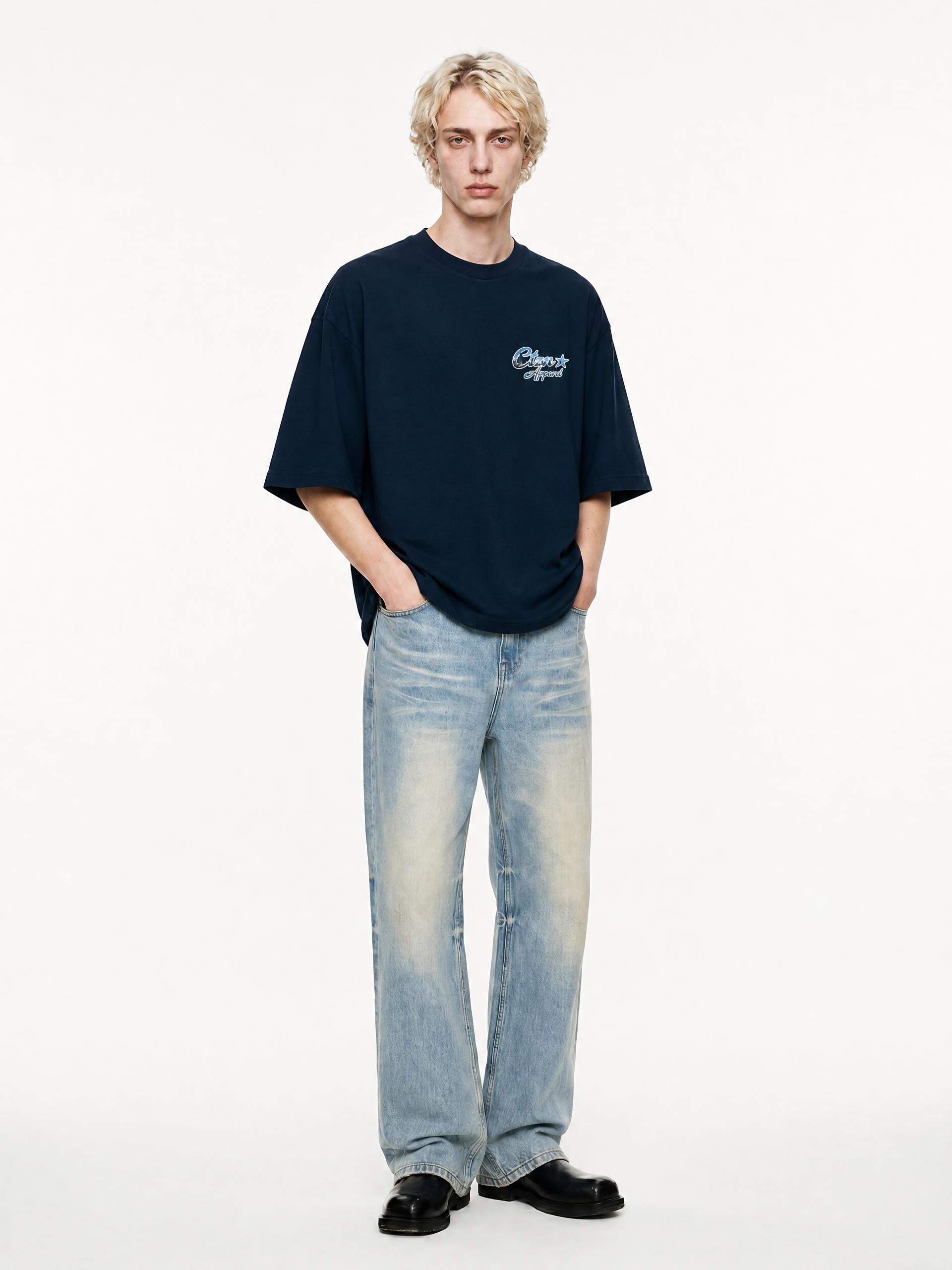 “Jesus Over All” Chicago Boxy Drop Shoulder T-Shirt